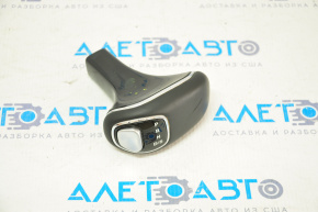 Gear knob Jeep Grand Cherokee WK2 14-15 scratches on leather, peeling coating of the knob