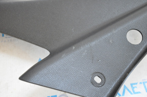 Upper left trunk arch trim Mini Cooper Countryman R60 10-16 black, scratches, broken fastener