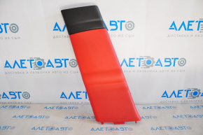 Left center pillar trim Mini Cooper Countryman R60 10-16 red, scratches