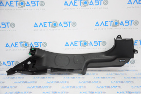 Door sill trim rear left Fiat 500L 14-19 black, worn, missing plug