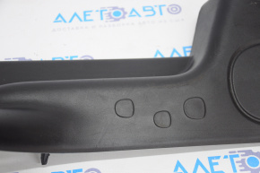 Door sill trim rear left Fiat 500L 14-19 black, worn, missing plug