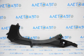 Door sill trim rear right Fiat 500L 14-19 black, worn, missing plug