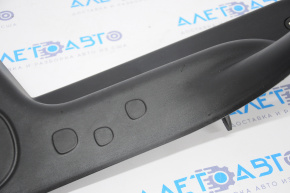 Door sill trim rear right Fiat 500L 14-19 black, worn, missing plug