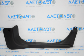 Door sill trim front right Fiat 500L 14-19 black, worn