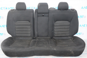 Rear row of seats 2 row Ford Fusion mk5 13-15 cloth black, white stitching