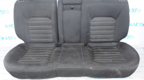 Rear row of seats 2 row Ford Fusion mk5 13-15 cloth black, white stitching