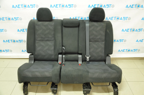 Rear row of seats 2 row Nissan Rogue 14-16 cloth black