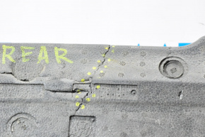 Rear bumper absorber VW Jetta 15-18 USA crack, piece broken off