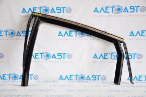 Glass seal with upper molding rear left Chrysler 200 15-17 chrome