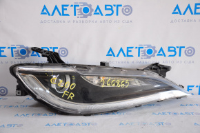 Headlight front right bare Chrysler 200 15-17 halogen without fastening, pokes on glass