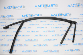 Upper door molding front left Ford Escape MK4 20-23 matte, with glass seal