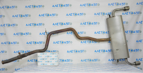 Exhaust pipe with barrel Ford Escape MK4 20-24 1.5T FWD with throttle, sawed off catalytic converter