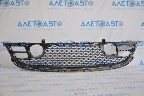 Bumper grille central under fog lights Chrysler 200 15-17 black
