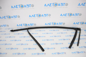 Upper door molding front right Ford Escape MK4 20-23 matte, with glass seal