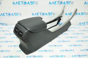 Honda Accord 13-17 center console armrest, black leather, complete