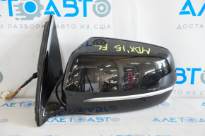 Left side mirror complete Acura MDX 14-16 12 pins, turn signal, black