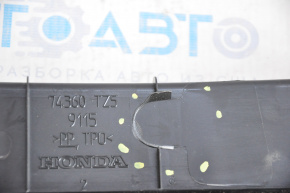 Upper Acura MDX 14-20 trunk door trim on body, broken fastener