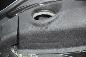 Torpedo front panel without AIRBAG Chrysler 200 15-17 black, black insert, scratches
