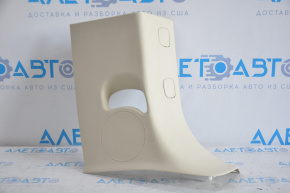 Rear pillar trim left rear Ford Flex 13-19 rest, beige scratches