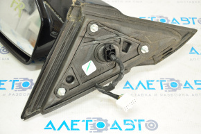 Side mirror right assembly Honda Accord 13-15 12 pins, turn signal, camera, black