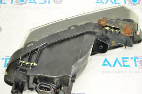Fog lamp PTF right Honda Accord 13-15 fuel, chrome is worn, fastener is broken, housing is broken