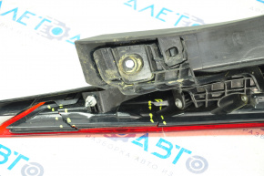 Right headlight Mitsubishi Eclipse Cross 18-20 broken housing, broken glass, cracks, broken fasteners