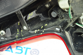Right headlight Mitsubishi Eclipse Cross 18-20 broken housing, broken glass, cracks, broken fasteners