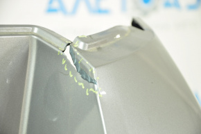 Rear bumper bare upper Mitsubishi Eclipse Cross 18-20 graphite, tears cracks in fasteners