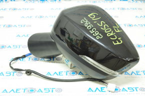 Side mirror left Mitsubishi Eclipse Cross 18-20 mech, 6 pins, turn signal, black