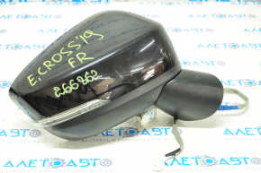 Side mirror right Mitsubishi Eclipse Cross 18-20 mech, 6 pins, turn signal, black