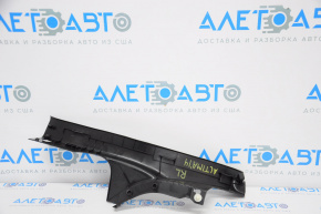 Rear left inner door sill trim for Nissan Altima 13-18 black