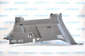 Left arch trim Ford Flex 13-19 black, scratches, broken fastener on plug, without plug