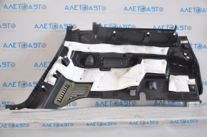 Left arch trim Ford Flex 13-19 black, scratches, broken fastener on plug, without plug