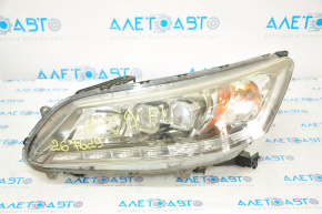 Headlight front left complete Honda Accord 13-15 usa LED
