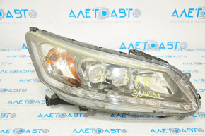 Headlight front right complete Honda Accord 13-15 usa LED