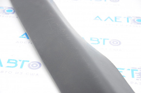 Door sill trim front right inner Nissan Altima 13-18 black, broken fastener, scratches
