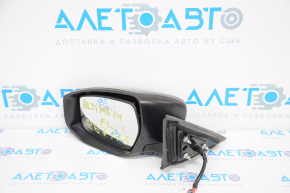 Left side mirror complete Nissan Altima 13-18 5 pins, turn signal, graphite