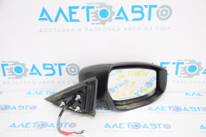 Side mirror right complete Nissan Altima 13-18 5 pins, turn signal, graphite
