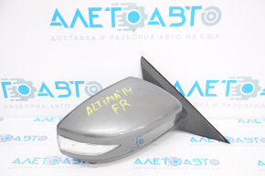 Side mirror right complete Nissan Altima 13-18 5 pins, turn signal, graphite