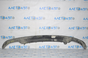 Lower trim of rear bumper Hyundai Sonata 15-17 sport for 2 pipes, rubbed, broken fastener