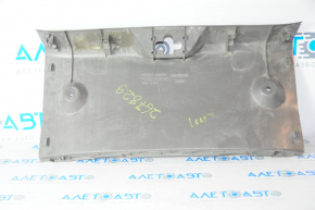 Nissan Leaf 11-12 trunk opening trim gray, broken fastener, worn