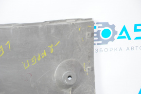 Nissan Leaf 13-17 trunk opening trim gray, broken fastener, worn