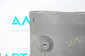 Nissan Leaf 13-17 trunk opening trim gray, broken fastener, worn