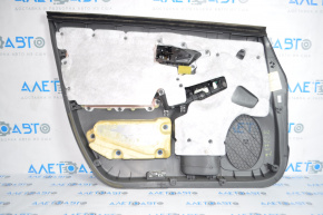 Door trim card front right Toyota Prius 30 10-11 dark gray with dark gray insert leather, JBL, defect, scratches