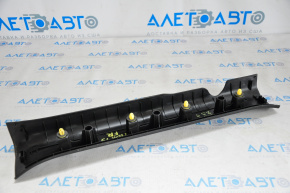 Door sill trim front right inner Acura MDX 14-20 black, rubbed