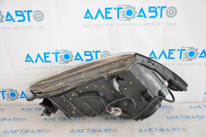 Headlight front left bare Acura MDX 14-16 pre-rest, led. broken housing, broken glass