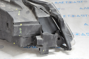 Headlight front left bare Acura MDX 14-16 pre-rest, led. broken housing, broken glass
