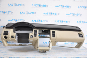 Torpedo front panel without AIRBAG Ford Flex 09-12 beige,