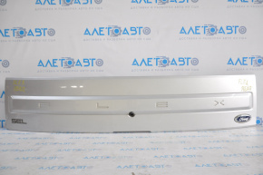 Trunk door trim with Ford Flex emblem 13-19 for camera silver