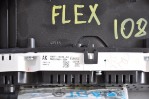 Instrument cluster Ford Flex 13-19 2 displays, 108k